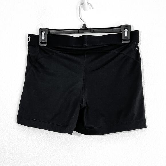 Nike Pro Shorts Womens XL Black Gym Yoga Sporty Compression 3" Athletic Micro - Picture 4 of 7